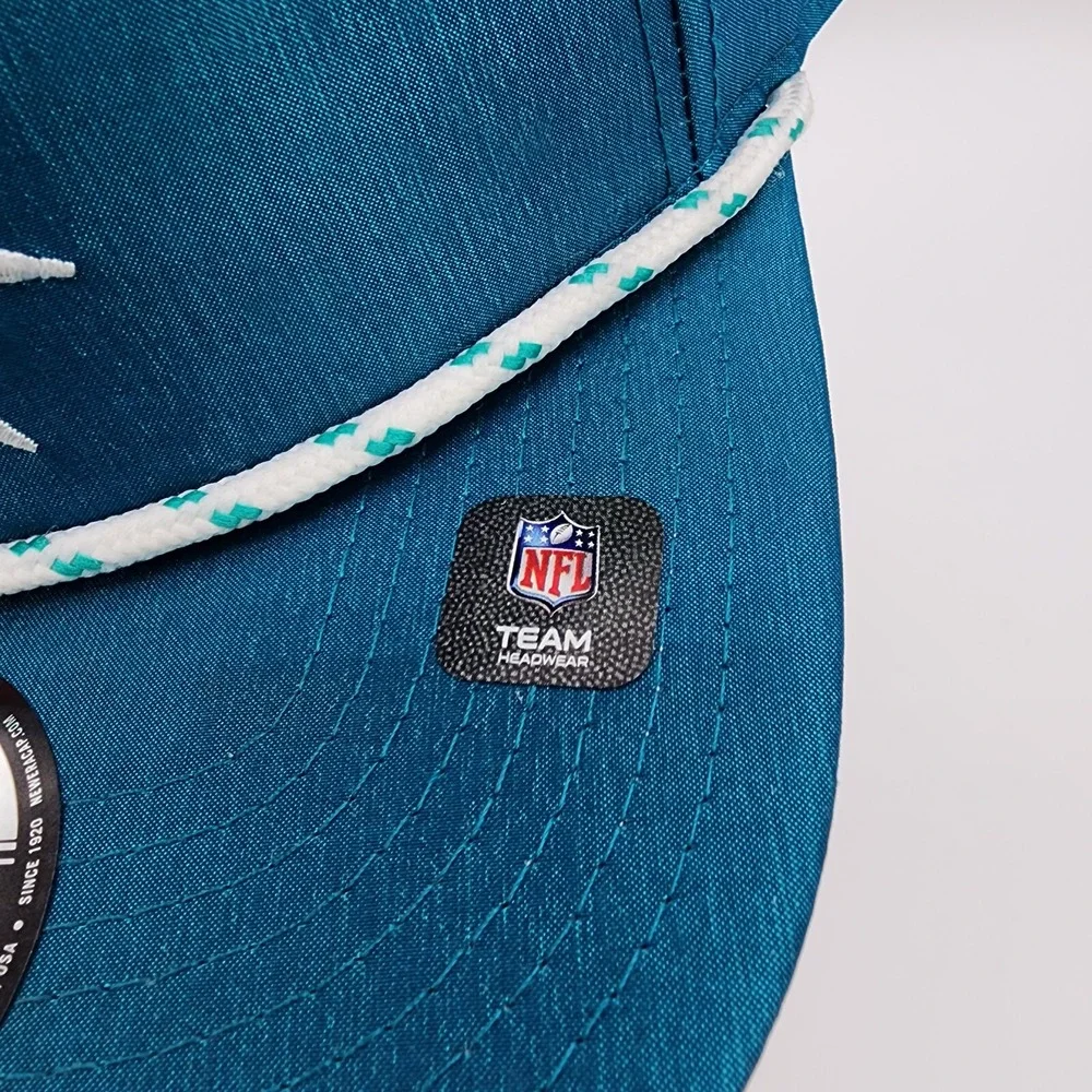 Miami Dolphins NFL New Era 9Fifty Rope‎ Golfer Hat Satin Adult Snapback Cap NEW